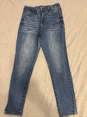 NOBO High-Rise Dark Blue Stretch Skinny Jeans